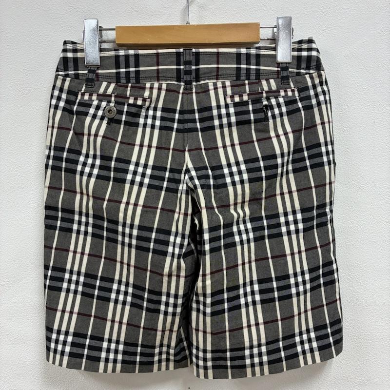 バーバリー・ブルーレーベル BURBERRY BLUE LABEL パンツ ショートパンツ ノバチェック ワンポイント 刺繍 ロゴ ハーフパンツ ショーツ ジップフライ ストレッチ FQ557-157-10 三陽商会 38 チェック X ワンポイント X ロゴ、文字 X 刺繍 マルチカラー / マルチカラー / multicolor レディース USED 古着 中古 50140808