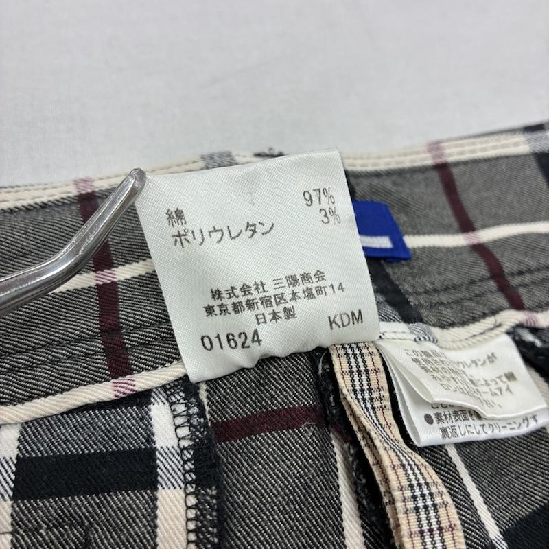 バーバリー・ブルーレーベル BURBERRY BLUE LABEL パンツ ショートパンツ ノバチェック ワンポイント 刺繍 ロゴ ハーフパンツ ショーツ ジップフライ ストレッチ FQ557-157-10 三陽商会 38 チェック X ワンポイント X ロゴ、文字 X 刺繍 マルチカラー / マルチカラー / multicolor レディース USED 古着 中古 50140808