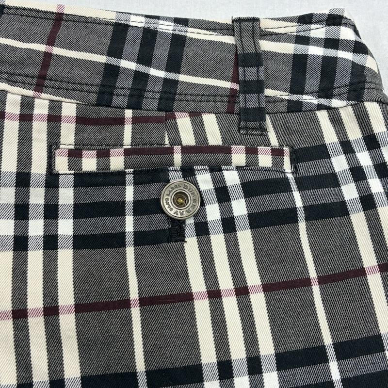 バーバリー・ブルーレーベル BURBERRY BLUE LABEL パンツ ショートパンツ ノバチェック ワンポイント 刺繍 ロゴ ハーフパンツ ショーツ ジップフライ ストレッチ FQ557-157-10 三陽商会 38 チェック X ワンポイント X ロゴ、文字 X 刺繍 マルチカラー / マルチカラー / multicolor レディース USED 古着 中古 50140808