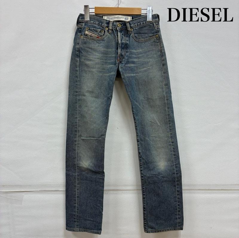 ディーゼル DIESEL パンツ デニム、ジーンズ オールド イタリア製 ダメージ デニム パンツ ボタンフライ ストレート Y2K 25インチ - ダメージ加工 レディース USED 古着 中古 50140812