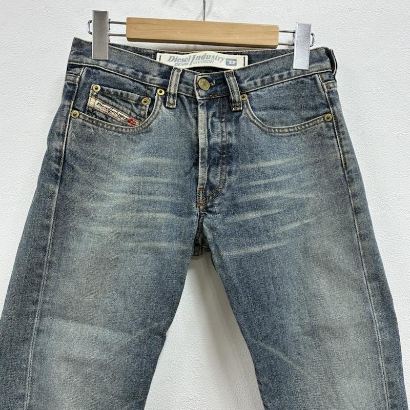 ディーゼル DIESEL パンツ デニム、ジーンズ オールド イタリア製 ダメージ デニム パンツ ボタンフライ ストレート Y2K 25インチ - ダメージ加工 レディース USED 古着 中古 50140812