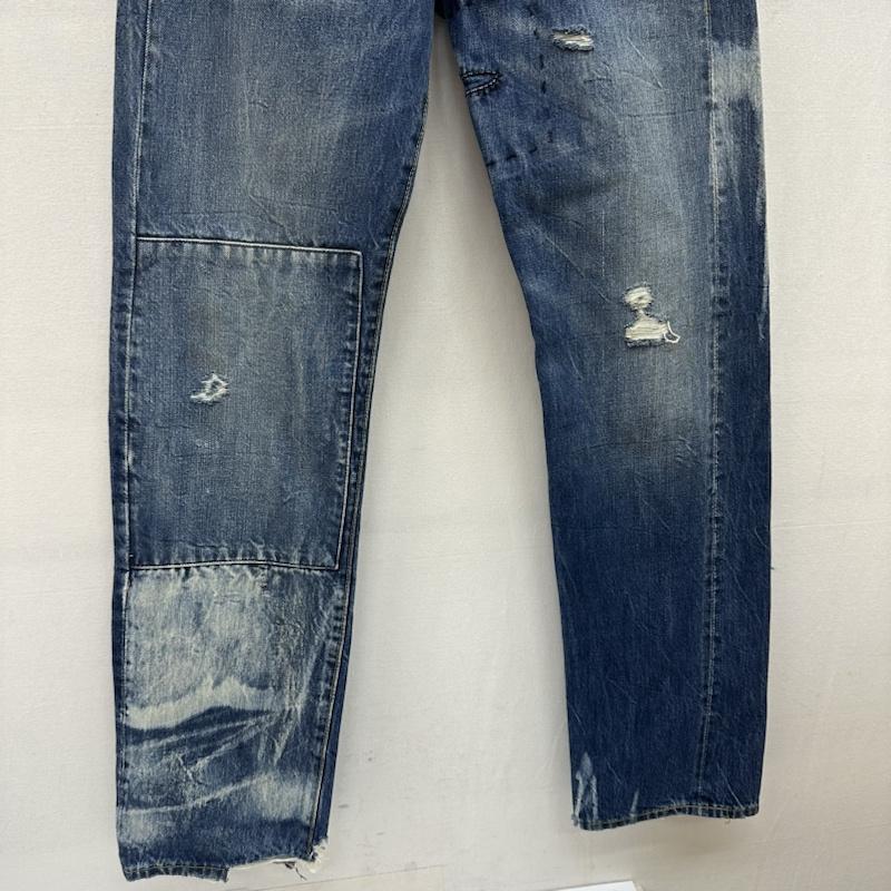 リーバイス Levi s パンツ デニム、ジーンズ 1997モデル 501XX LVC BIG E ボタンフライ ストレート デニム ダメージ パンツ 47501-0183 28インチ インディゴ / インディゴ / Indigo メンズ USED 古着 中古 50140832