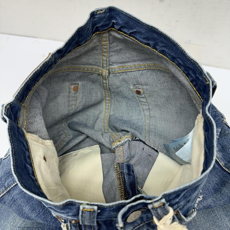 リーバイス Levi s パンツ デニム、ジーンズ 1997モデル 501XX LVC BIG E ボタンフライ ストレート デニム ダメージ パンツ 47501-0183 28インチ インディゴ / インディゴ / Indigo メンズ USED 古着 中古 50140832
