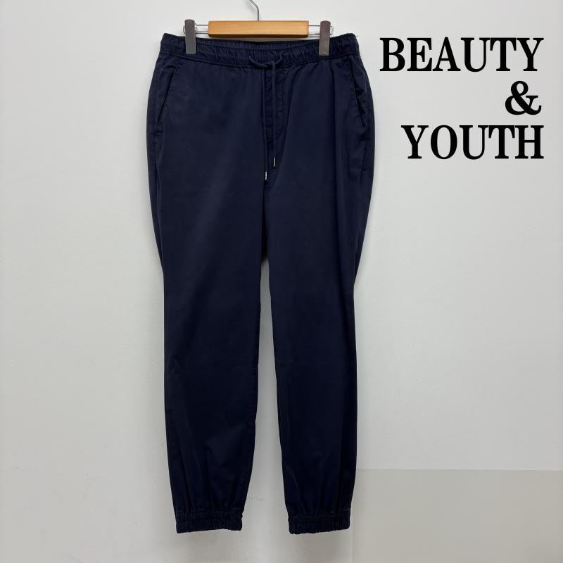 ビューティアンドユース BEAUTY&YOUTH ボトムス ボトムス イージーパンツ ゴム 1214-699-5865 L 青 / ブルー / blue メンズ USED 古着 中古 50140862
