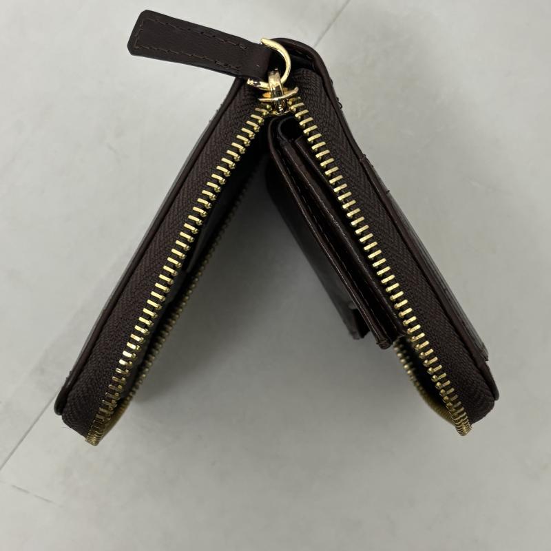 レザー レザー 財布 コンパクト財布 財布 カード ブッテーロ スムースレザー - 茶 / ブラウン / brown メンズ USED 古着 中古 50140872