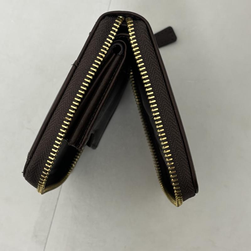 レザー レザー 財布 コンパクト財布 財布 カード ブッテーロ スムースレザー - 茶 / ブラウン / brown メンズ USED 古着 中古 50140872