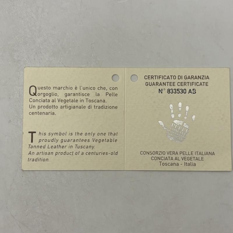 レザー レザー 財布 コンパクト財布 財布 カード ブッテーロ スムースレザー - 茶 / ブラウン / brown メンズ USED 古着 中古 50140872