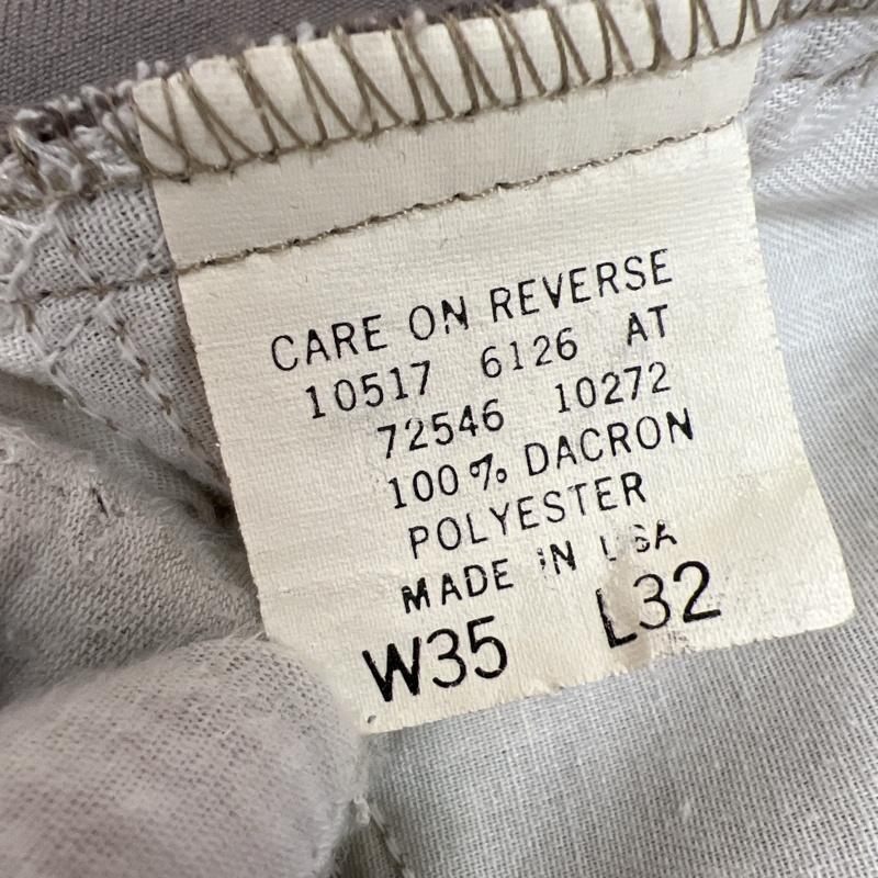 リーバイス Levi s パンツ スラックス 90s USA製 スタプレ スラックスパンツ 35インチ 茶 / ブラウン / brown メンズ USED 古着 中古 50140892
