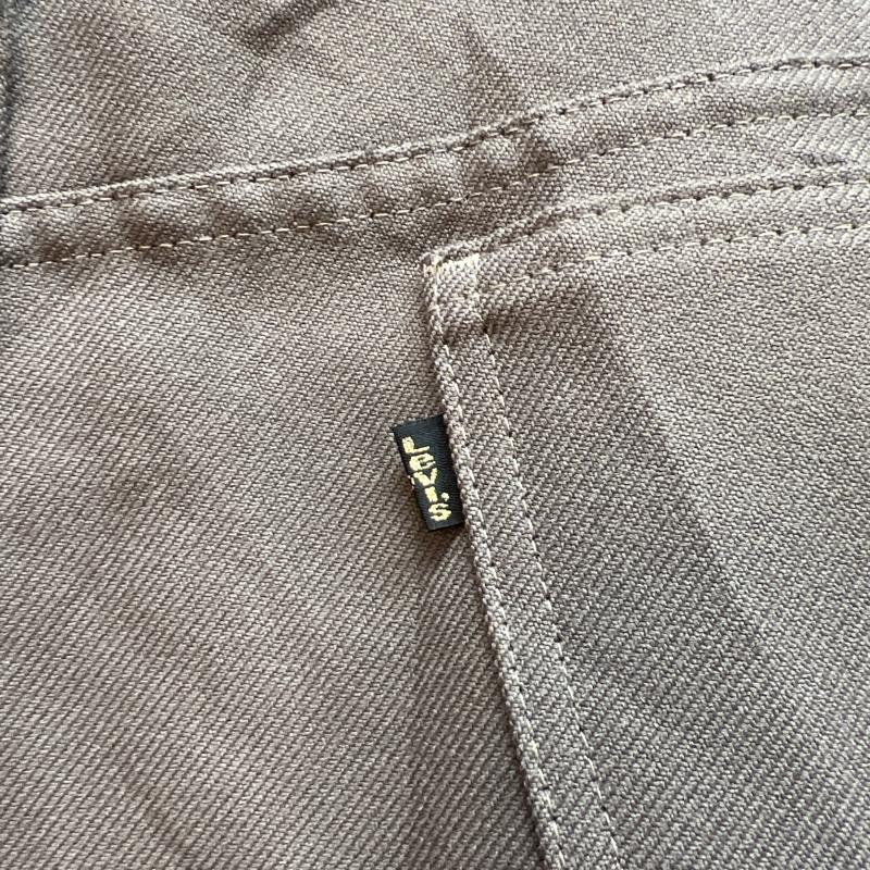リーバイス Levi s パンツ スラックス 90s USA製 スタプレ スラックスパンツ 35インチ 茶 / ブラウン / brown メンズ USED 古着 中古 50140892
