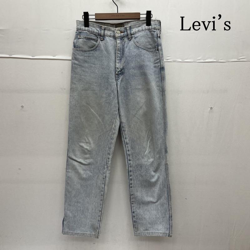 リーバイス Levi s パンツ デニム、ジーンズ 90s 636 シルバータブ ボタン裏 J09 ウォッシュ加工 ストレート デニム パンツ ジーパン ロゴ、文字 インディゴ / インディゴ / Indigo メンズ USED 古着 中古 50140918