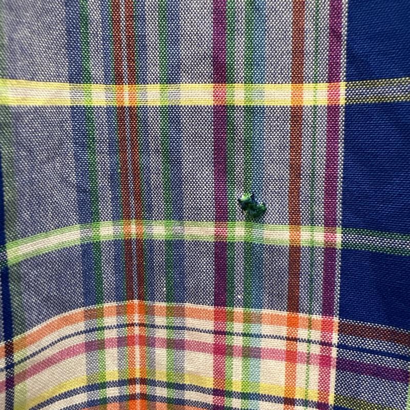 ラルフローレン RALPHLAUREN シャツ、ブラウス 半袖 ポニー刺繡 チェック ボタンダウン シャツ M メンズ USED 古着 中古 50140964