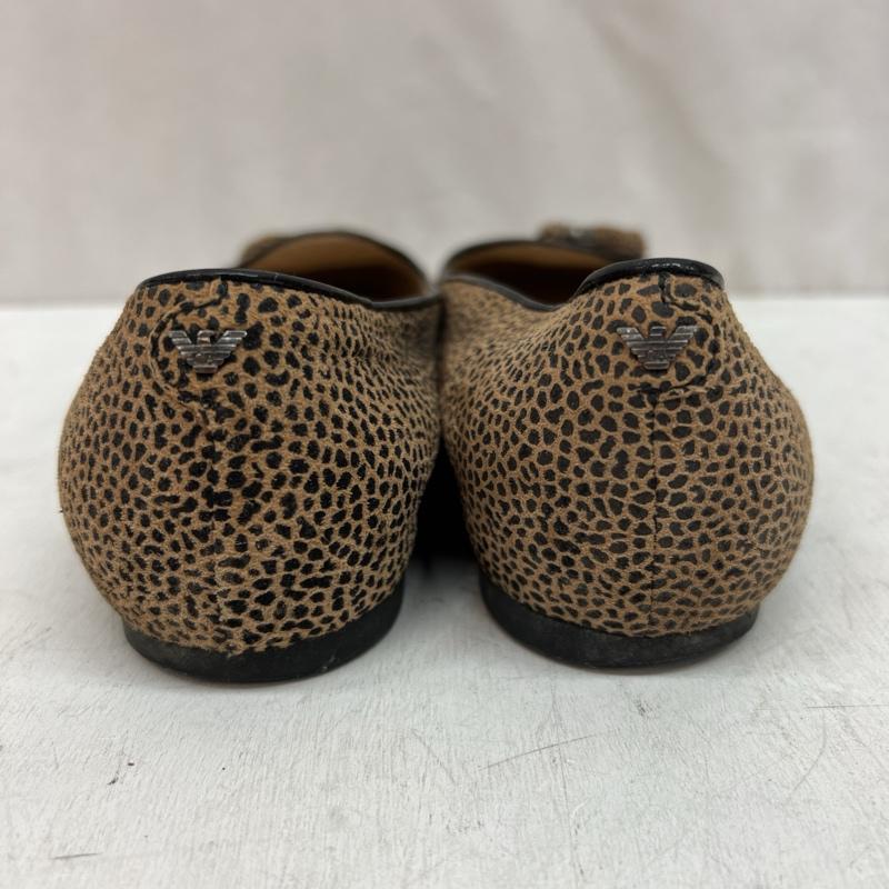 エンポリオアルマーニ EMPORIO ARMANI パンプス パンプス レオパード タッセル フラットシューズ size38 - レディース USED 古着 中古 50140981