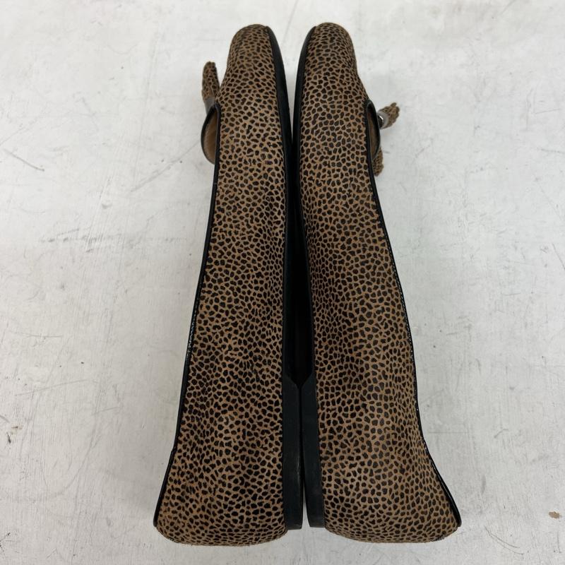 エンポリオアルマーニ EMPORIO ARMANI パンプス パンプス レオパード タッセル フラットシューズ size38 - レディース USED 古着 中古 50140981