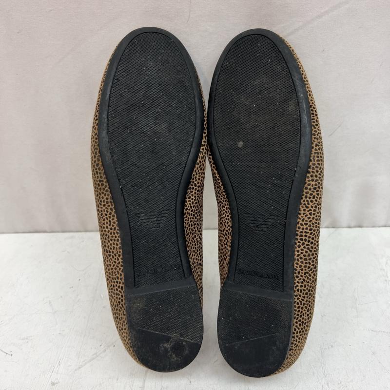 エンポリオアルマーニ EMPORIO ARMANI パンプス パンプス レオパード タッセル フラットシューズ size38 - レディース USED 古着 中古 50140981