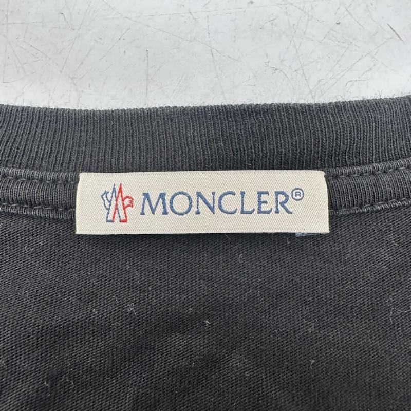 モンクレール MONCLER Tシャツ 半袖 ナイロン ポケット クルーネック Tシャツ F20918C77010 XS 黒 / ブラック / black メンズ USED 古着 中古 50140990