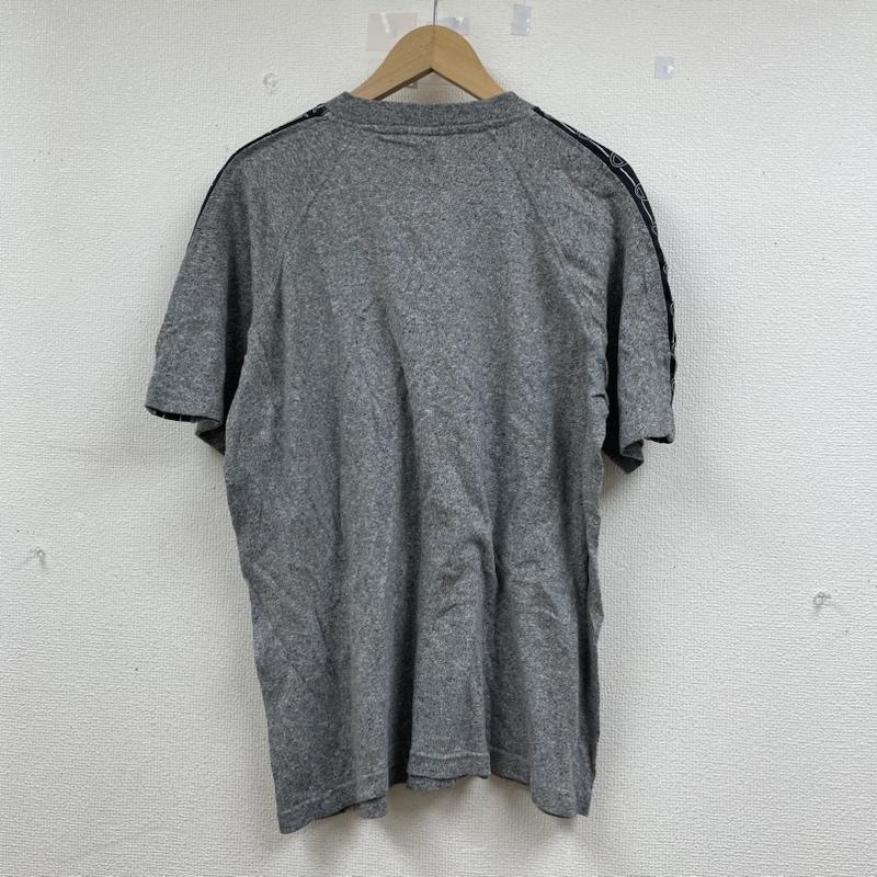 チャンピオン Champion カットソー 半袖 80s 90s ラグラン 半袖 リンガーTシャツ ロゴ 刺繍 袖ロゴテープ プリント Vネック シャツ カットソー L ロゴ、文字 X 刺繍 X プリント 灰 / グレー / gray メンズ USED 古着 中古 50141008