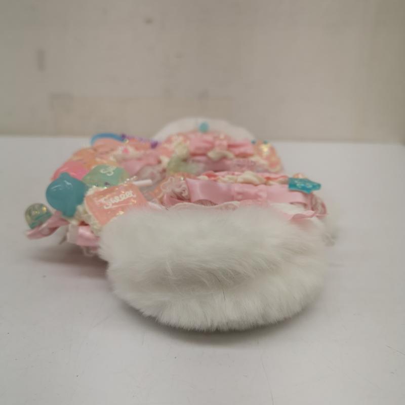 古着 USED ファッション小物 ファッション小物 くま耳 カチューシャ デコラ ハンドメイド パステル ホイップデコ ゆめかわ ファンシー ロリ－タ キャンディ 白 / ホワイト / white レディース USED 古着 中古 50141030