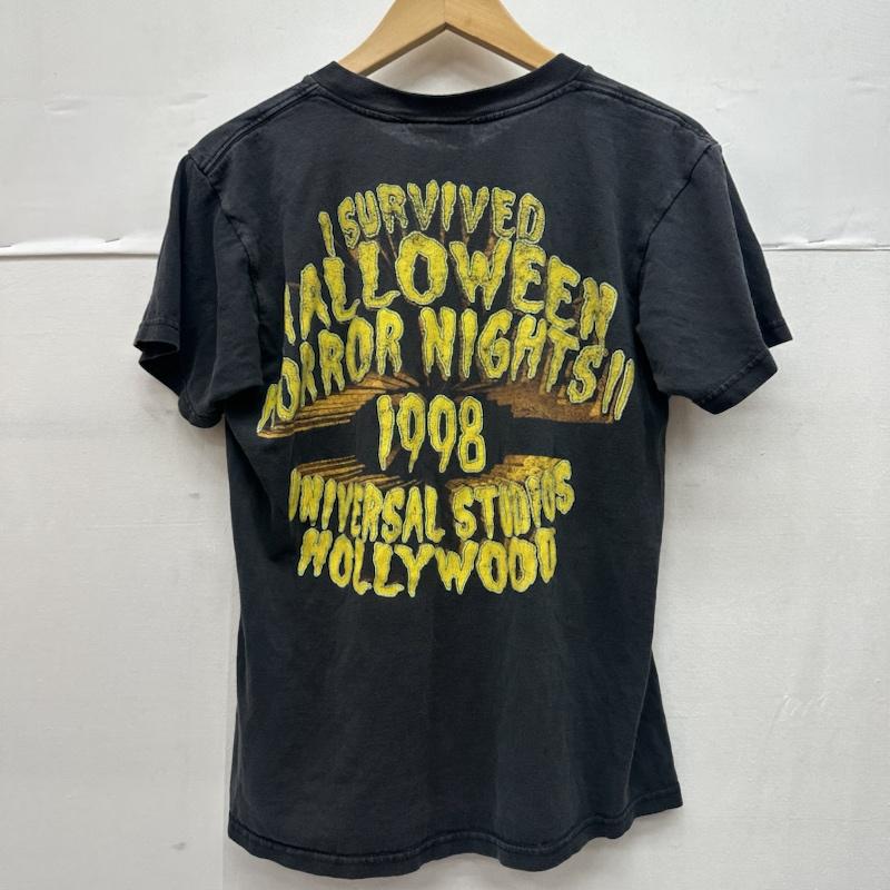 古着 USED Tシャツ 半袖 90s USA製 UNIVERSAL STUDIOS ホラーナイト プリント Tシャツ S 黒 / ブラック / black メンズ USED 古着 中古 50141099