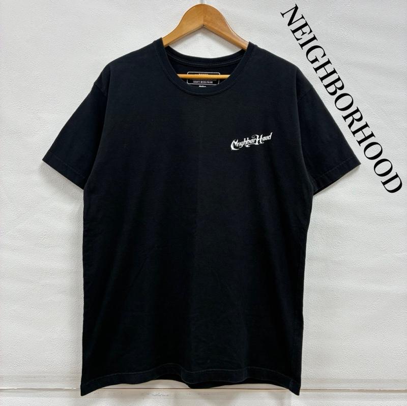 ネイバーフッド NEIGHBORHOOD Tシャツ 半袖 19ss SCRIPT C-TEE SS 両面 スクリプト ロゴ プリント 半袖 Tシャツ 191PCNH-ST06S M ロゴ、文字 X プリント 黒 / ブラック / black X 白 / ホワイト / white メンズ USED 古着 中古 50141198