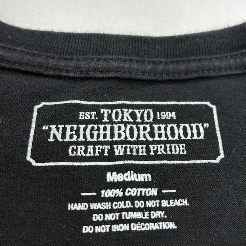 ネイバーフッド NEIGHBORHOOD Tシャツ 半袖 19ss SCRIPT C-TEE SS 両面 スクリプト ロゴ プリント 半袖 Tシャツ 191PCNH-ST06S M ロゴ、文字 X プリント 黒 / ブラック / black X 白 / ホワイト / white メンズ USED 古着 中古 50141198