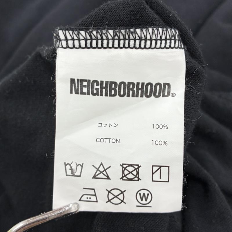ネイバーフッド NEIGHBORHOOD Tシャツ 半袖 19ss SCRIPT C-TEE SS 両面 スクリプト ロゴ プリント 半袖 Tシャツ 191PCNH-ST06S M ロゴ、文字 X プリント 黒 / ブラック / black X 白 / ホワイト / white メンズ USED 古着 中古 50141198