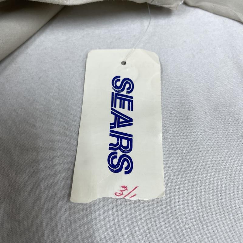 シアーズ SEARS シャツ、ブラウス 長袖 80s ヴィンテージ 長袖 シャツ ブラウス Shirt ロングスリーブ 胸ポケット ボタン タグ付き 無地 M 無地 ベージュ / ベージュ / beige メンズ USED 古着 中古 50141214