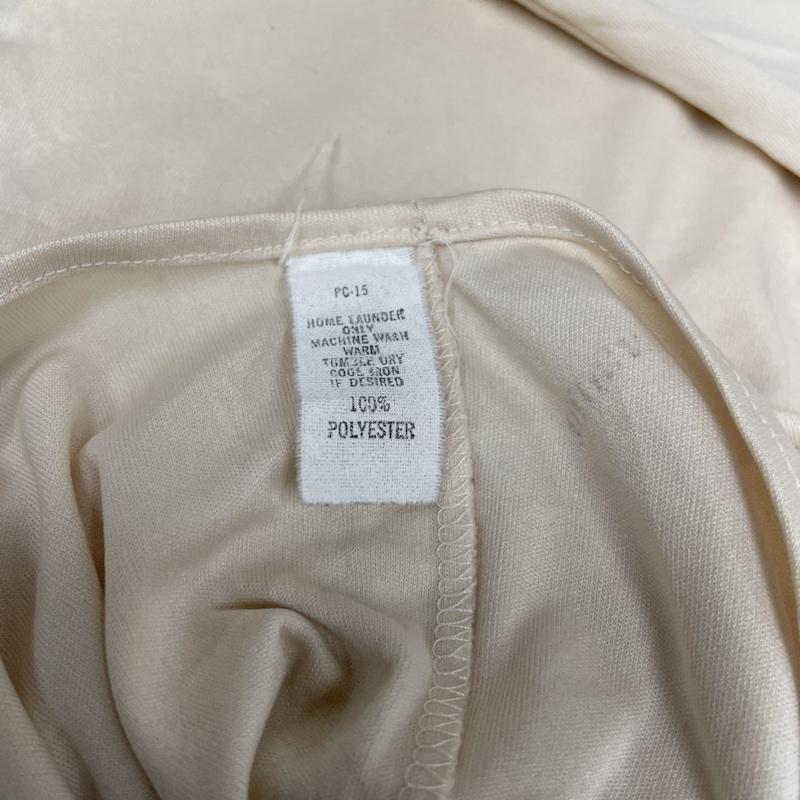 ジェーシーペニー JCPENNEY シャツ、ブラウス 半袖 70s ULTRESSA 黒タグ 半袖 シャツ ブラウス Shirt デザインシャツ 胸ポケット ボタン 無地 サイズ15 1/2 - 無地 黄 / イエロー / yellow メンズ USED 古着 中古 50141215