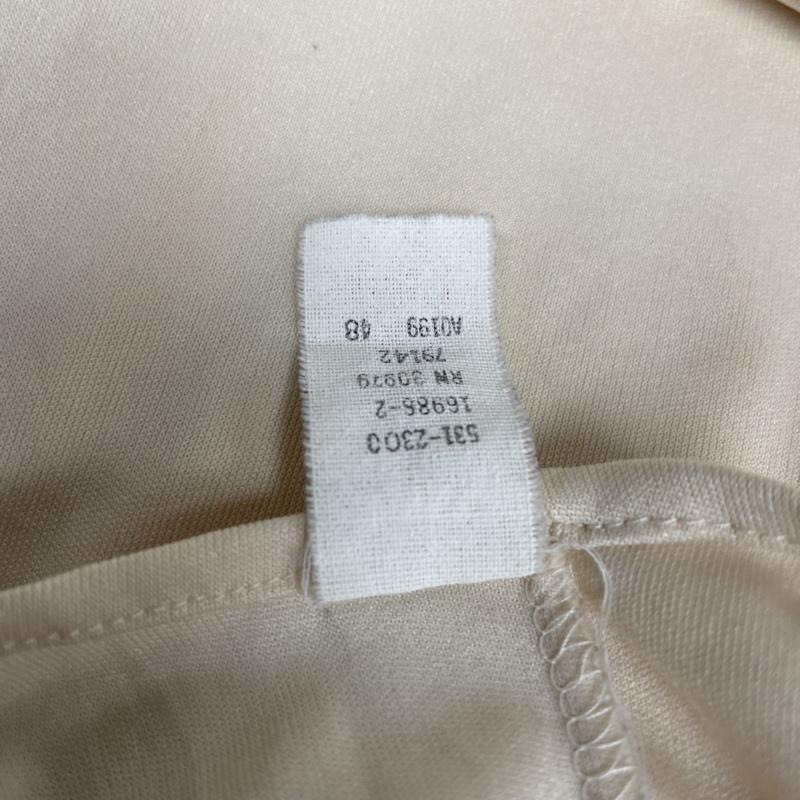 ジェーシーペニー JCPENNEY シャツ、ブラウス 半袖 70s ULTRESSA 黒タグ 半袖 シャツ ブラウス Shirt デザインシャツ 胸ポケット ボタン 無地 サイズ15 1/2 - 無地 黄 / イエロー / yellow メンズ USED 古着 中古 50141215