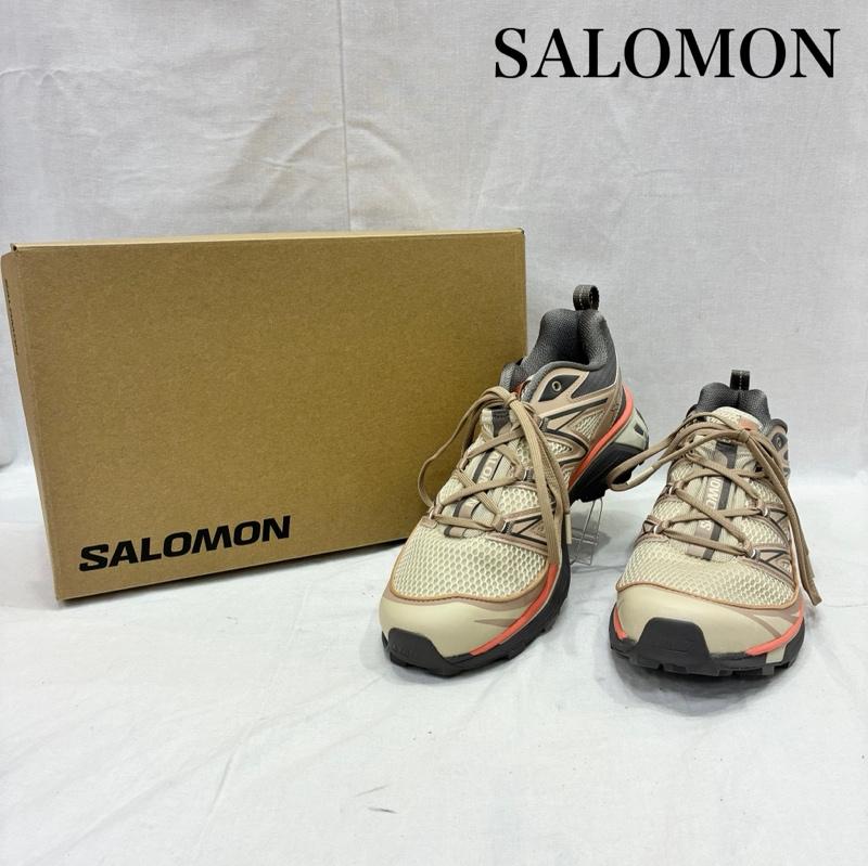 サロモン SALOMON スニーカー スニーカー XT-06 EXPASE SEASONAL BILLY S EXCLUSIVE natural×cement×plum kitten US 9.5/27.5cm US：9.5 ロゴ、文字 ベージュ / ベージュ / beige メンズ USED 古着 中古 50141219