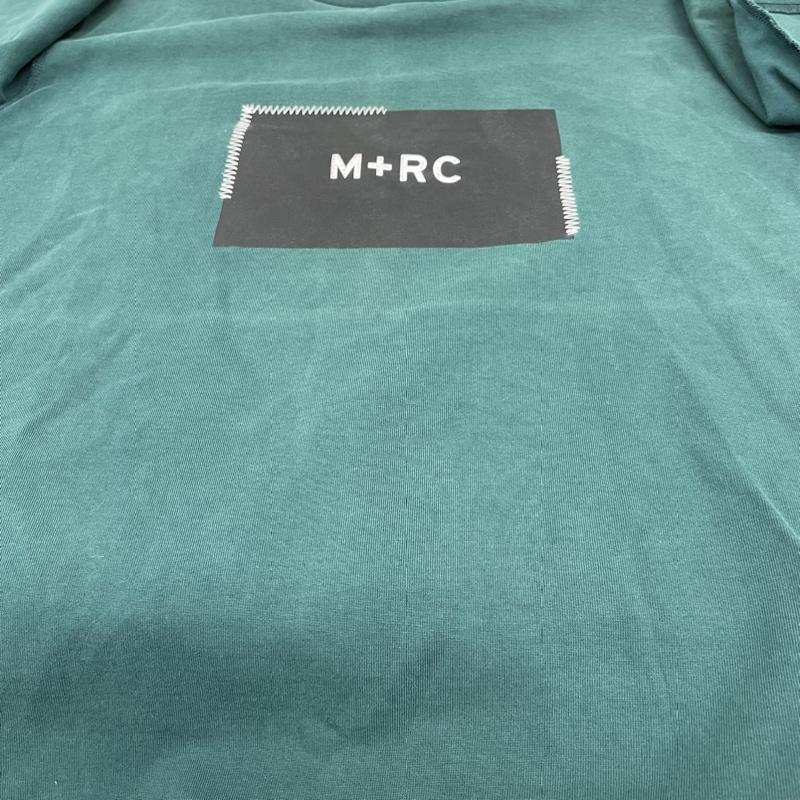 マルシェノア M+RC NOIR Tシャツ 半袖 半袖 Tシャツ Shirt ロゴ プリント クルーネック シャツ カットソー M ロゴ、文字 X プリント 緑 / グリーン / green メンズ USED 古着 中古 50141249