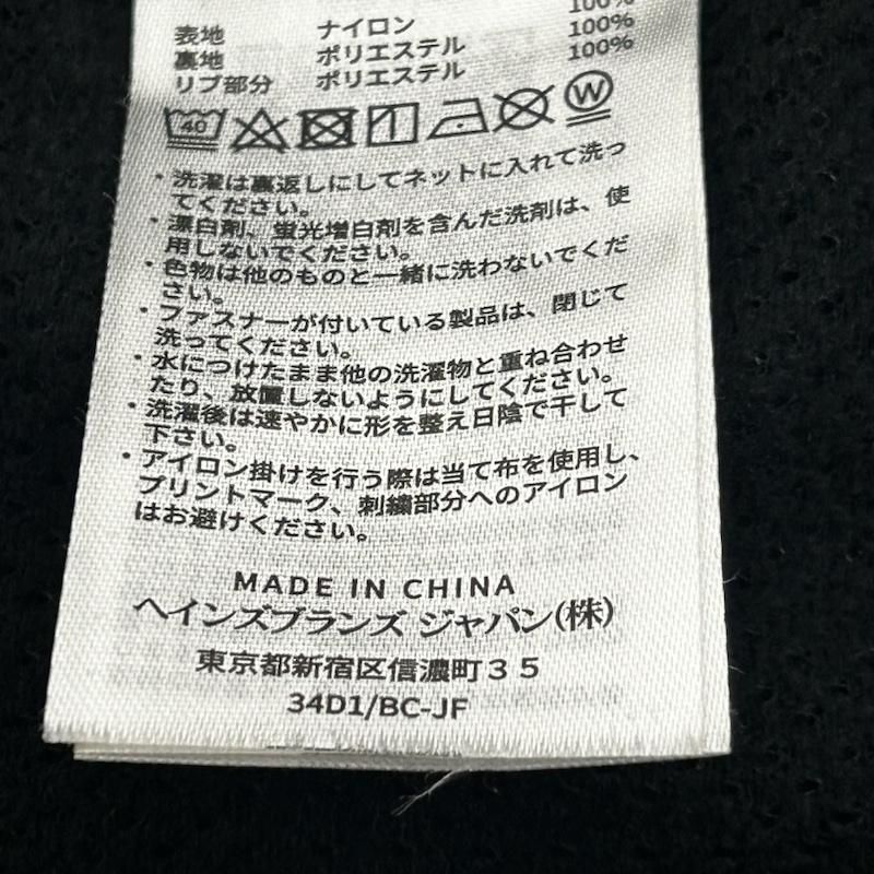 チャンピオン Champion ジャケット、上着 ジャンパー、ブルゾン ナイロンジャケット スナップジャケット 刺繍 C3-Y607 M 刺繍 黒 / ブラック / black メンズ USED 古着 中古 50141257