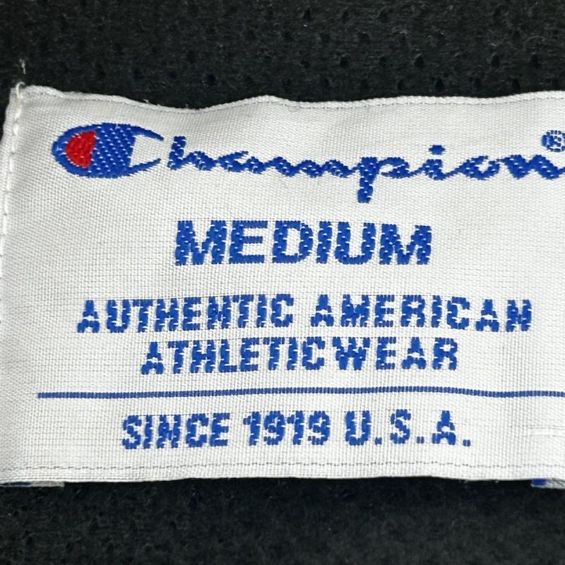 チャンピオン Champion ジャケット、上着 ジャンパー、ブルゾン ナイロンジャケット スナップジャケット 刺繍 C3-Y607 M 刺繍 黒 / ブラック / black メンズ USED 古着 中古 50141257