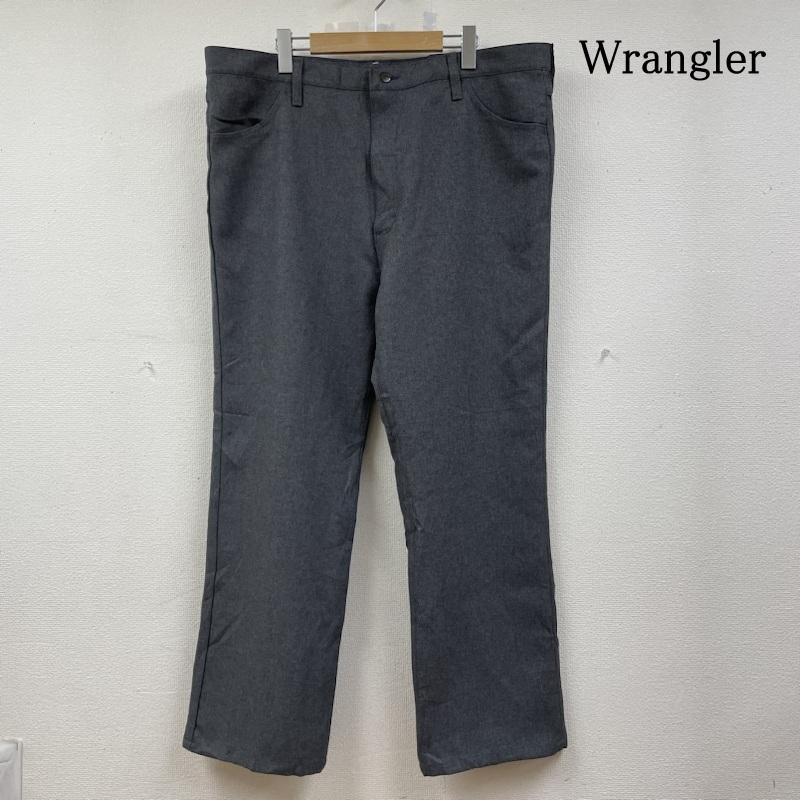 ラングラー Wrangler パンツ ワークパンツ、ペインターパンツ USA製 90~00年代 Wrangler スラックスパンツ ランチャー ドレスパンツ 90s 00s ヴィンテージ ジップフライ ロゴ 大きめ 42インチ ロゴ、文字 X 刺繍 チャコールグレー / チャコールグレー / メンズ USED 古着 中古 50141288