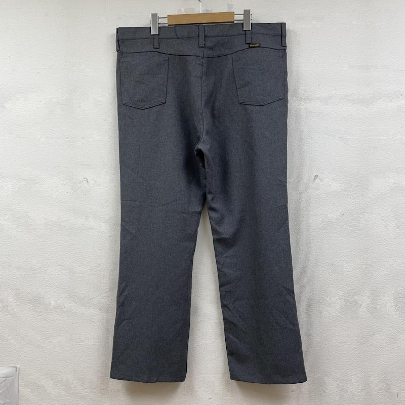 ラングラー Wrangler パンツ ワークパンツ、ペインターパンツ USA製 90~00年代 Wrangler スラックスパンツ ランチャー ドレスパンツ 90s 00s ヴィンテージ ジップフライ ロゴ 大きめ 42インチ ロゴ、文字 X 刺繍 チャコールグレー / チャコールグレー / メンズ USED 古着 中古 50141288