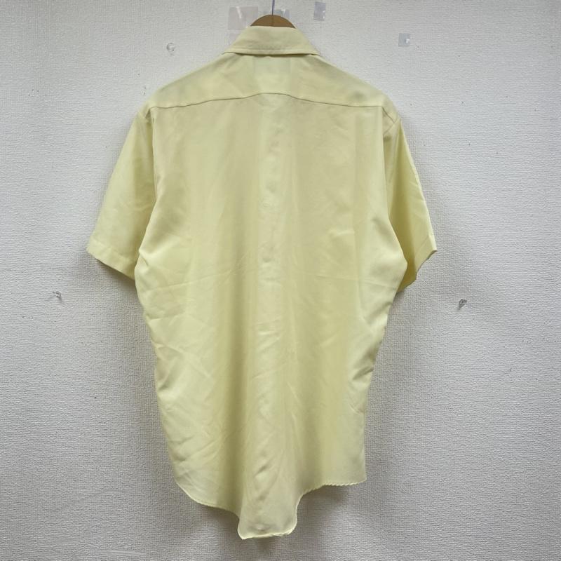 シアーズ SEARS シャツ、ブラウス 半袖 ヴィンテージ 70年代 70s 黒タグ 半袖 シャツ ブラウス Shirt デザインシャツ 胸ポケット ボタン 無地 無地 黄 / イエロー / yellow メンズ USED 古着 中古 50141291