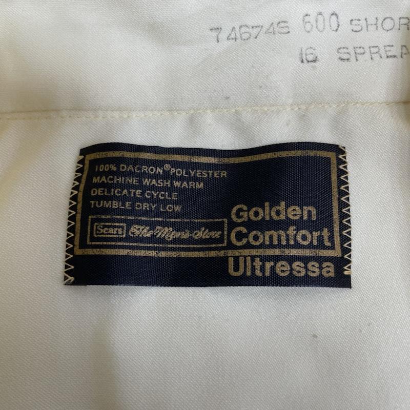 シアーズ SEARS シャツ、ブラウス 半袖 ヴィンテージ 70年代 70s 黒タグ 半袖 シャツ ブラウス Shirt デザインシャツ 胸ポケット ボタン 無地 無地 黄 / イエロー / yellow メンズ USED 古着 中古 50141291