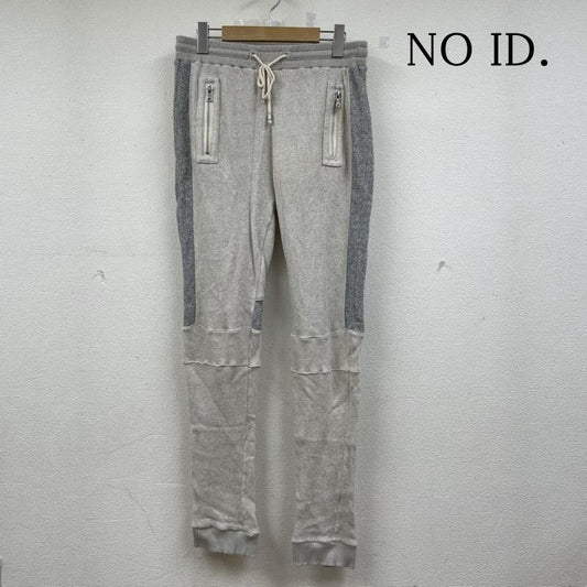 ノーアイディー NO ID. パンツ ワークパンツ、ペインターパンツ ガーゼ 裏毛 ライダース スウェット パンツ 切り替え テーパード 2 無地 灰 / グレー / gray メンズ USED 古着 中古 50141305