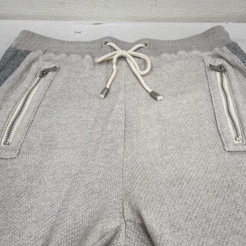 ノーアイディー NO ID. パンツ ワークパンツ、ペインターパンツ ガーゼ 裏毛 ライダース スウェット パンツ 切り替え テーパード 2 無地 灰 / グレー / gray メンズ USED 古着 中古 50141305