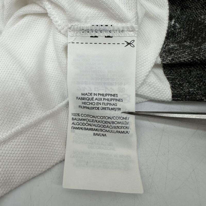 ポロラルフローレン POLO RALPH LAUREN ポロシャツ 半袖 1992 STADIUM 復刻 槍投げ プリント ポロシャツ M 白 / ホワイト / white X 赤 / レッド / red メンズ USED 古着 中古 50141345