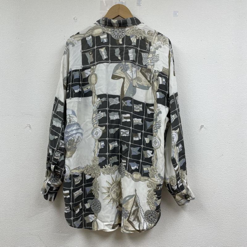 古着 USED シャツ、ブラウス 長袖 YASHI YAMAMURI 90s ヴィンテージ 長袖 シャツ ブラウス 総柄 太陽 船 ヨット プリント L 総柄 マルチカラー / マルチカラー / multicolor メンズ USED 古着 中古 50141361