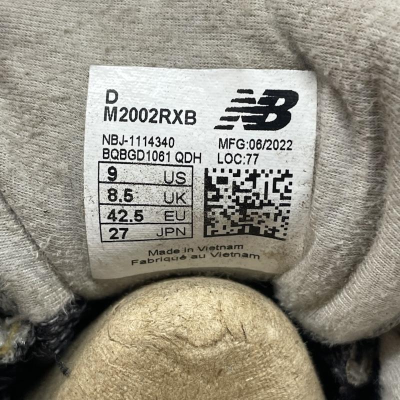 ニューバランス New Balance スニーカー スニーカー M2002RXB Light Gray ニューバランス 2002R ライトグレー GRY ランニングシューズ ゴアテックス Dワイズ 27.0cm 灰 / グレー / gray メンズ USED 古着 中古 50141373