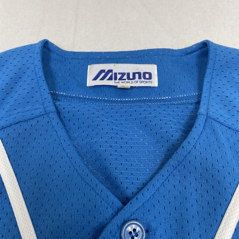 ミズノ MIZUNO シャツ、ブラウス 半袖 NPB ミズノ 黄金時代 1996 01 埼玉 西武 ライオンズ ビジター ユニフォーム S ロゴ、文字 X キャラクター X プリント 青 / ブルー / blue メンズ USED 古着 中古 50141374