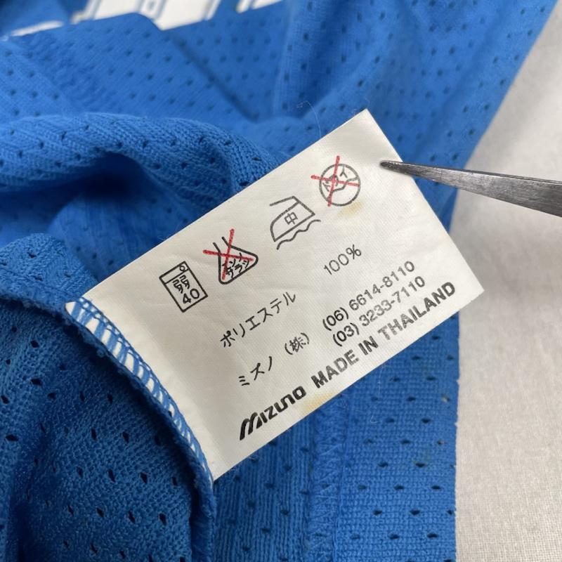ミズノ MIZUNO シャツ、ブラウス 半袖 NPB ミズノ 黄金時代 1996 01 埼玉 西武 ライオンズ ビジター ユニフォーム S ロゴ、文字 X キャラクター X プリント 青 / ブルー / blue メンズ USED 古着 中古 50141374