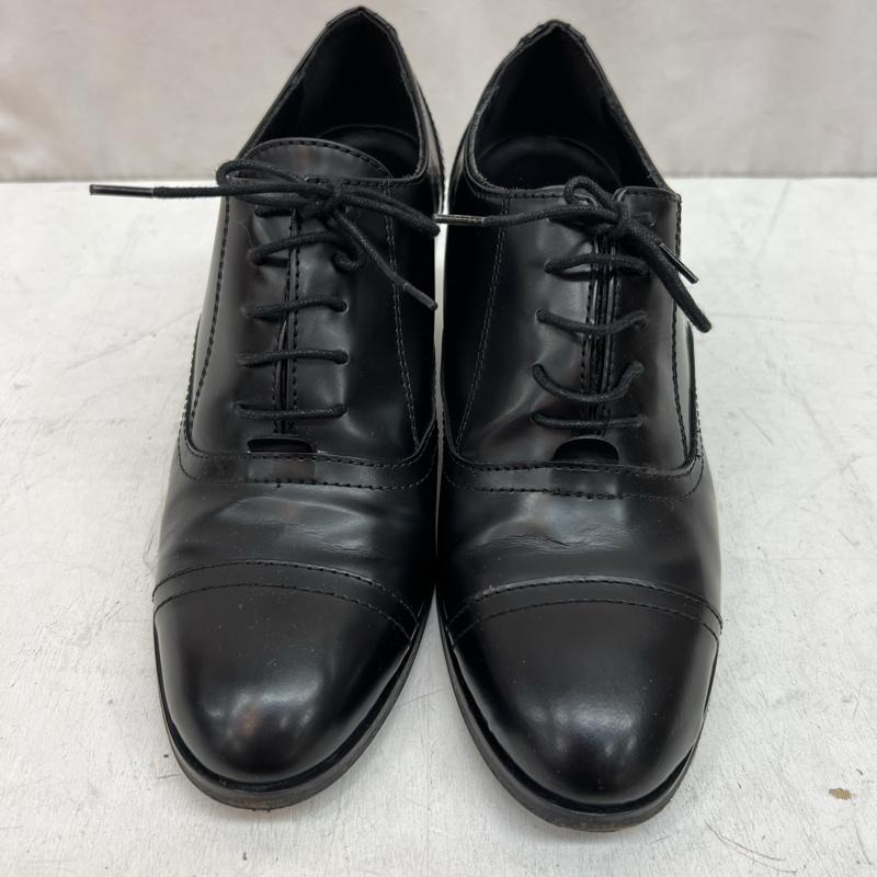 ファビオ ルスコーニ FABIO RUSCONI 革靴 革靴 イタリア製 レザーシューズ チャンキーヒール 23.0cm 黒 / ブラック / black レディース USED 古着 中古 50141390