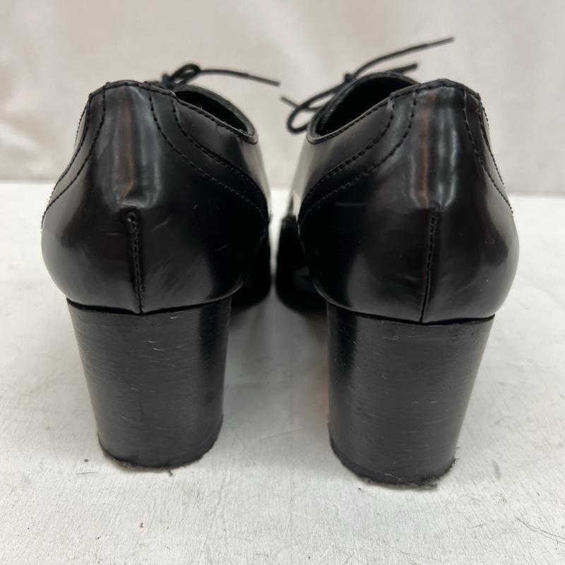 ファビオ ルスコーニ FABIO RUSCONI 革靴 革靴 イタリア製 レザーシューズ チャンキーヒール 23.0cm 黒 / ブラック / black レディース USED 古着 中古 50141390