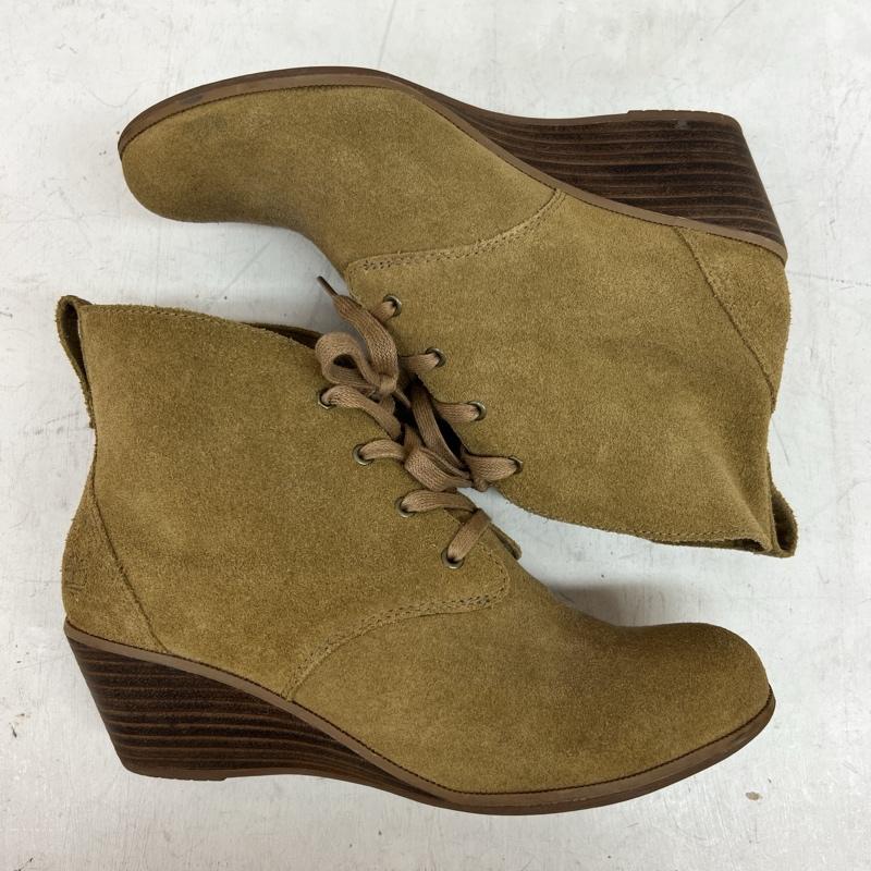 ティンバーランド Timberland ブーツ ショートブーツ スエード レザー レースアップブーツ ブーティ 24.0cm レディース USED 古着 中古 50141391