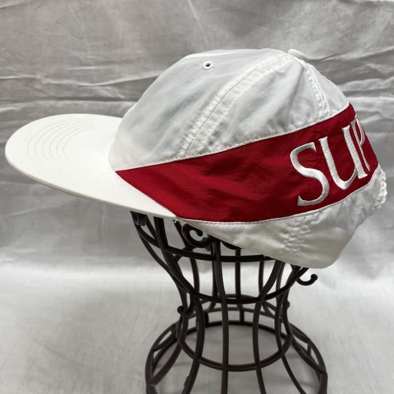 シュプリーム Supreme 帽子 キャップ Tonal Tape Camp Cap 2018AW キャップ ナイロン WHT ホワイト 無地 FREE 白 / ホワイト / white X 赤 / レッド / red メンズ USED 古着 中古 50141414