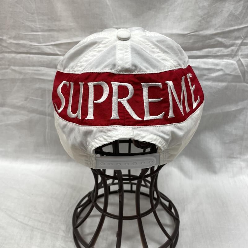 シュプリーム Supreme 帽子 キャップ Tonal Tape Camp Cap 2018AW キャップ ナイロン WHT ホワイト 無地 FREE 白 / ホワイト / white X 赤 / レッド / red メンズ USED 古着 中古 50141414