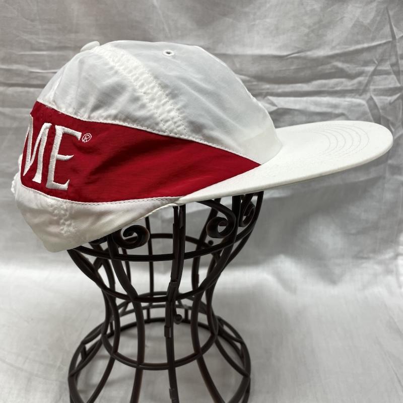 シュプリーム Supreme 帽子 キャップ Tonal Tape Camp Cap 2018AW キャップ ナイロン WHT ホワイト 無地 FREE 白 / ホワイト / white X 赤 / レッド / red メンズ USED 古着 中古 50141414