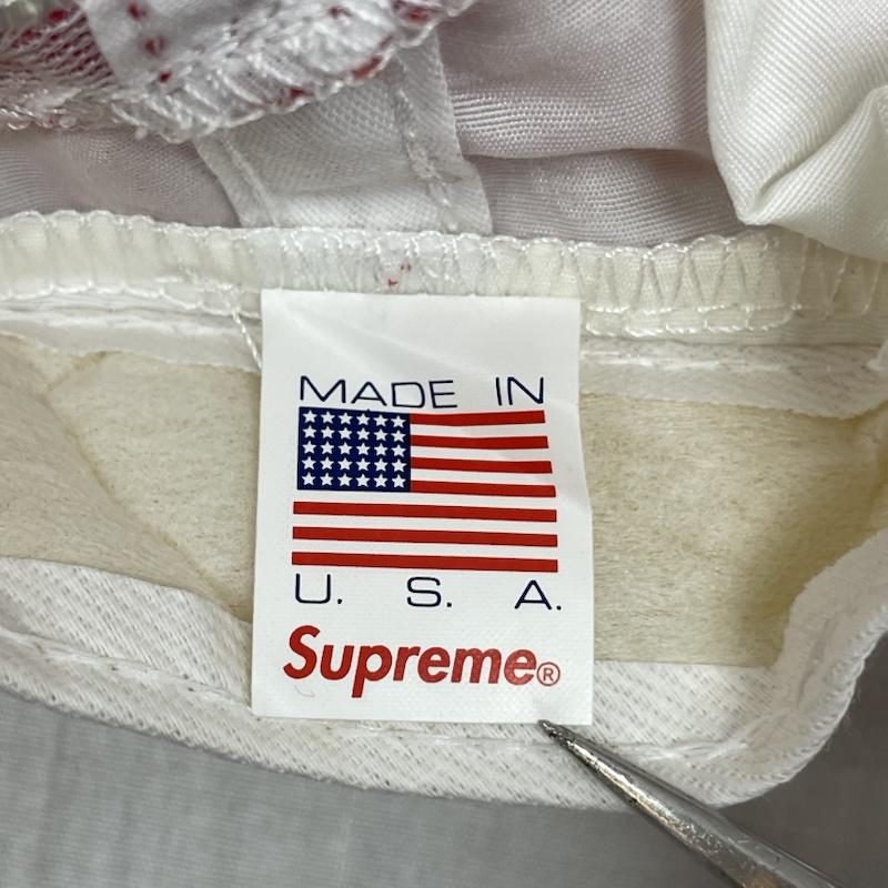 シュプリーム Supreme 帽子 キャップ Tonal Tape Camp Cap 2018AW キャップ ナイロン WHT ホワイト 無地 FREE 白 / ホワイト / white X 赤 / レッド / red メンズ USED 古着 中古 50141414